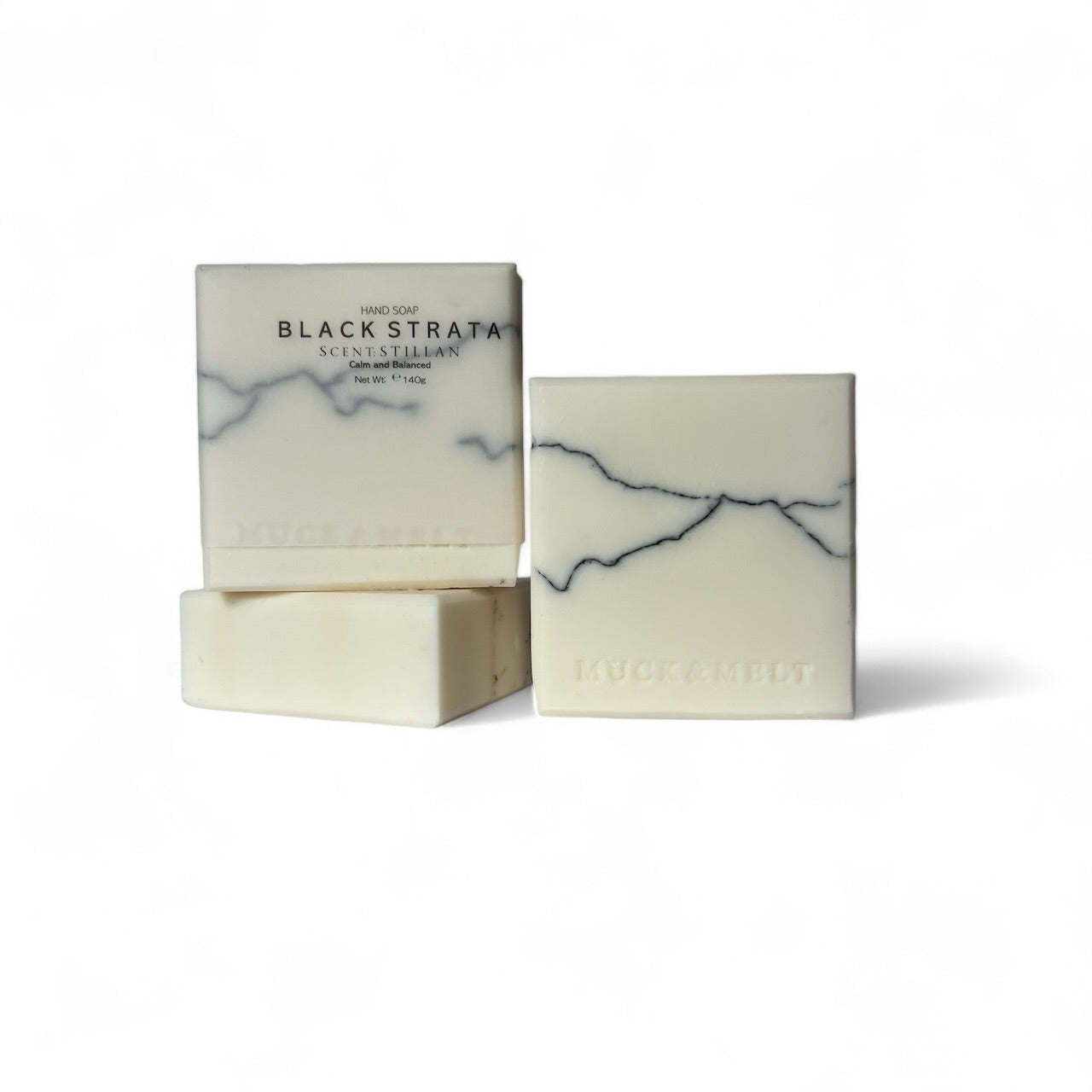 BLACK STRATA marble soap