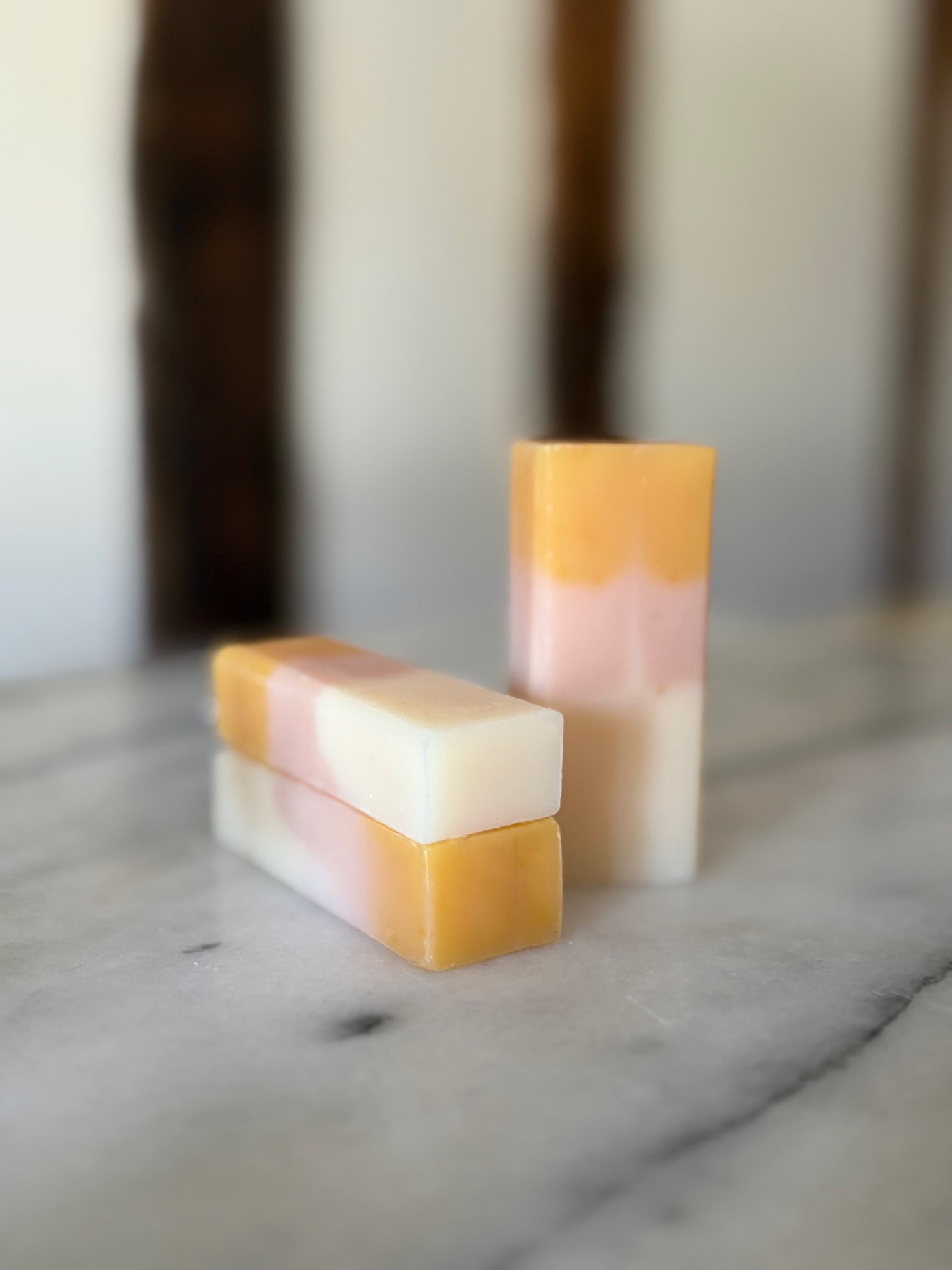 Mini Scallops mini natural handmade soap in a scallops shell luxury travel soap gift inspired by the seaside.