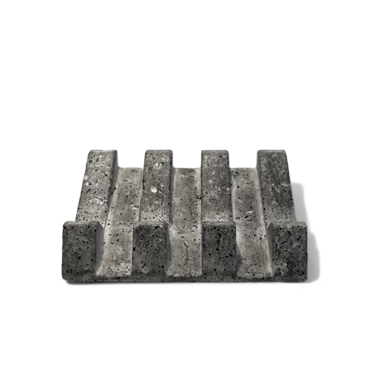 Handcrafted soap dish inspired by granite rocks and raw textures