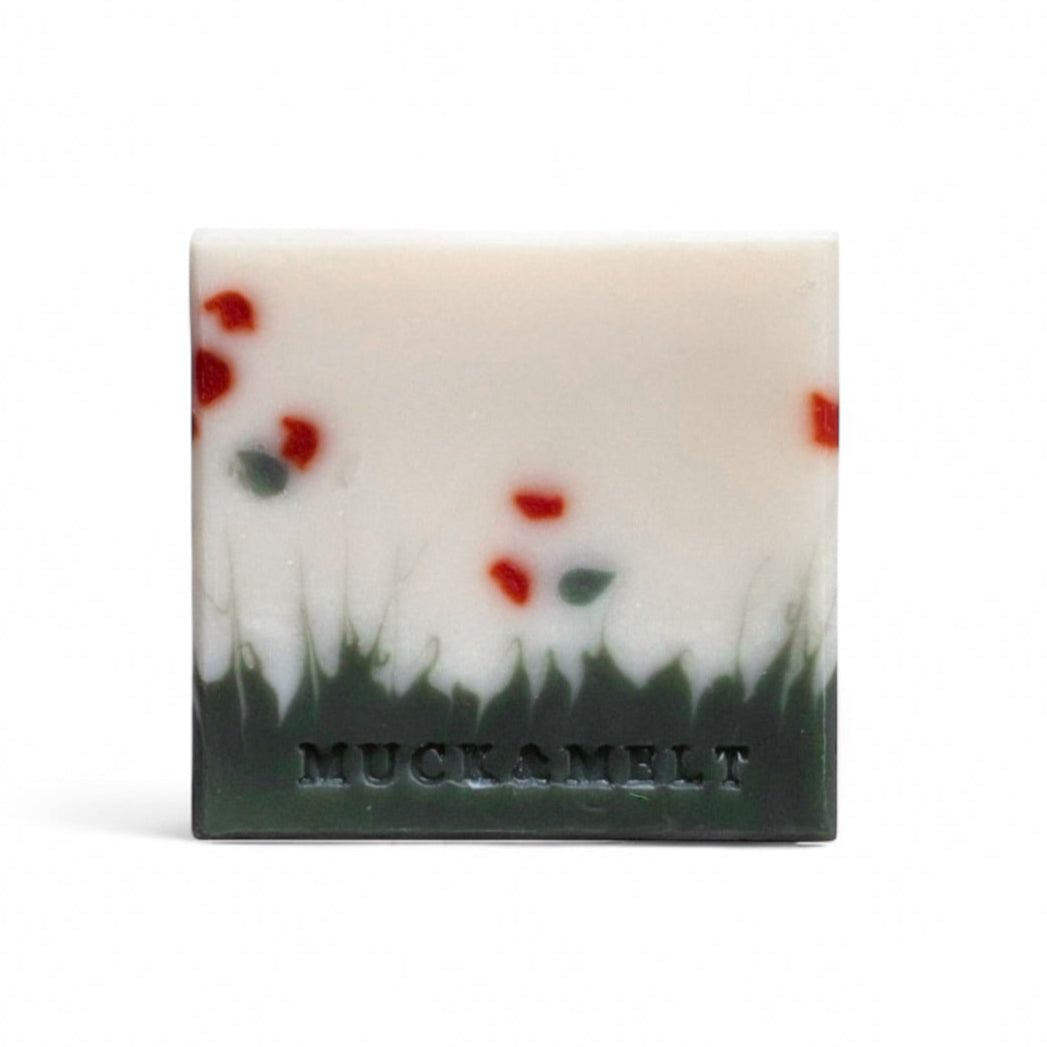 Poppy soap field of poppies