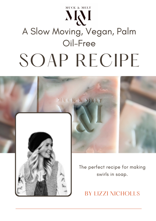 Slow moving, Vegan, Palm- free Soap Recipe