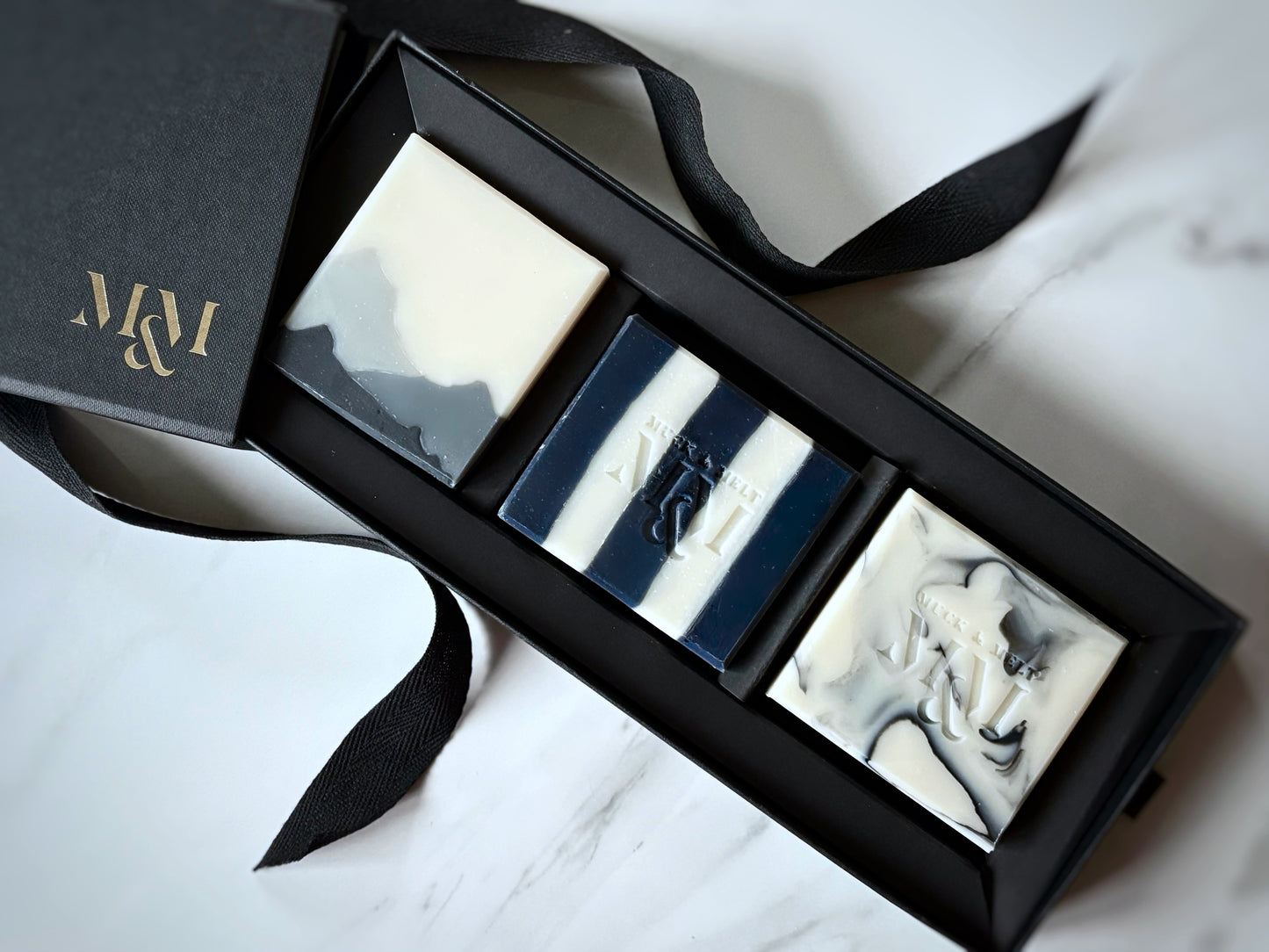 Luxury Natural Soap Gift Set - Handmade Soap Art -For Him