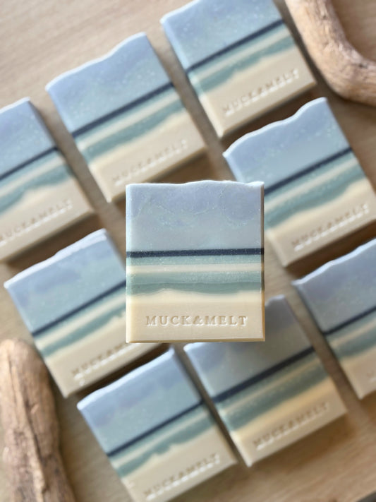 Camber Natural Handmade Soap Bar – Lavender, Rosemary & Peppermint | Vegan Soap | Plastic-Free | Handmade in the UK