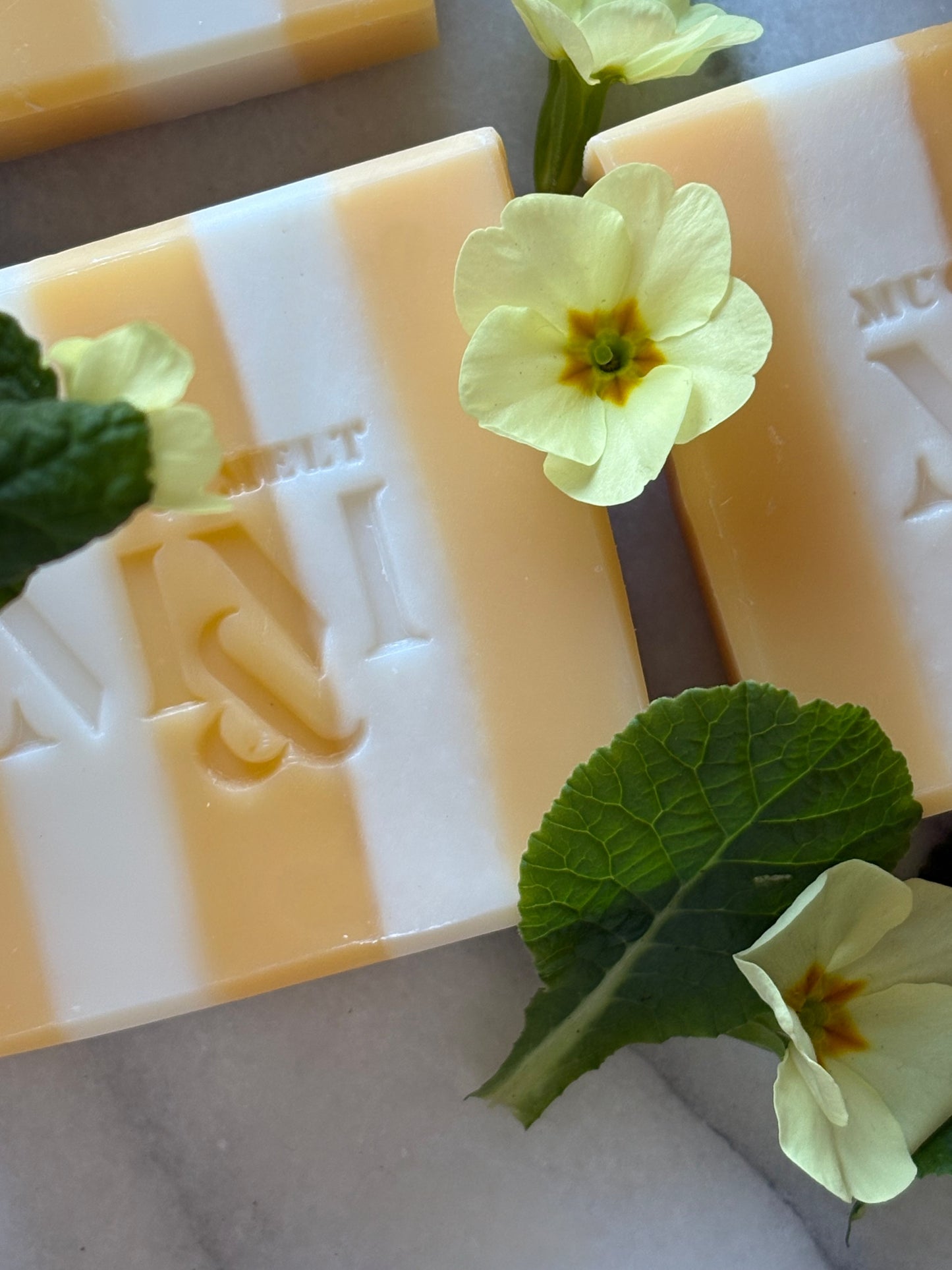 YELLOW STRIPES Natural Spring soap