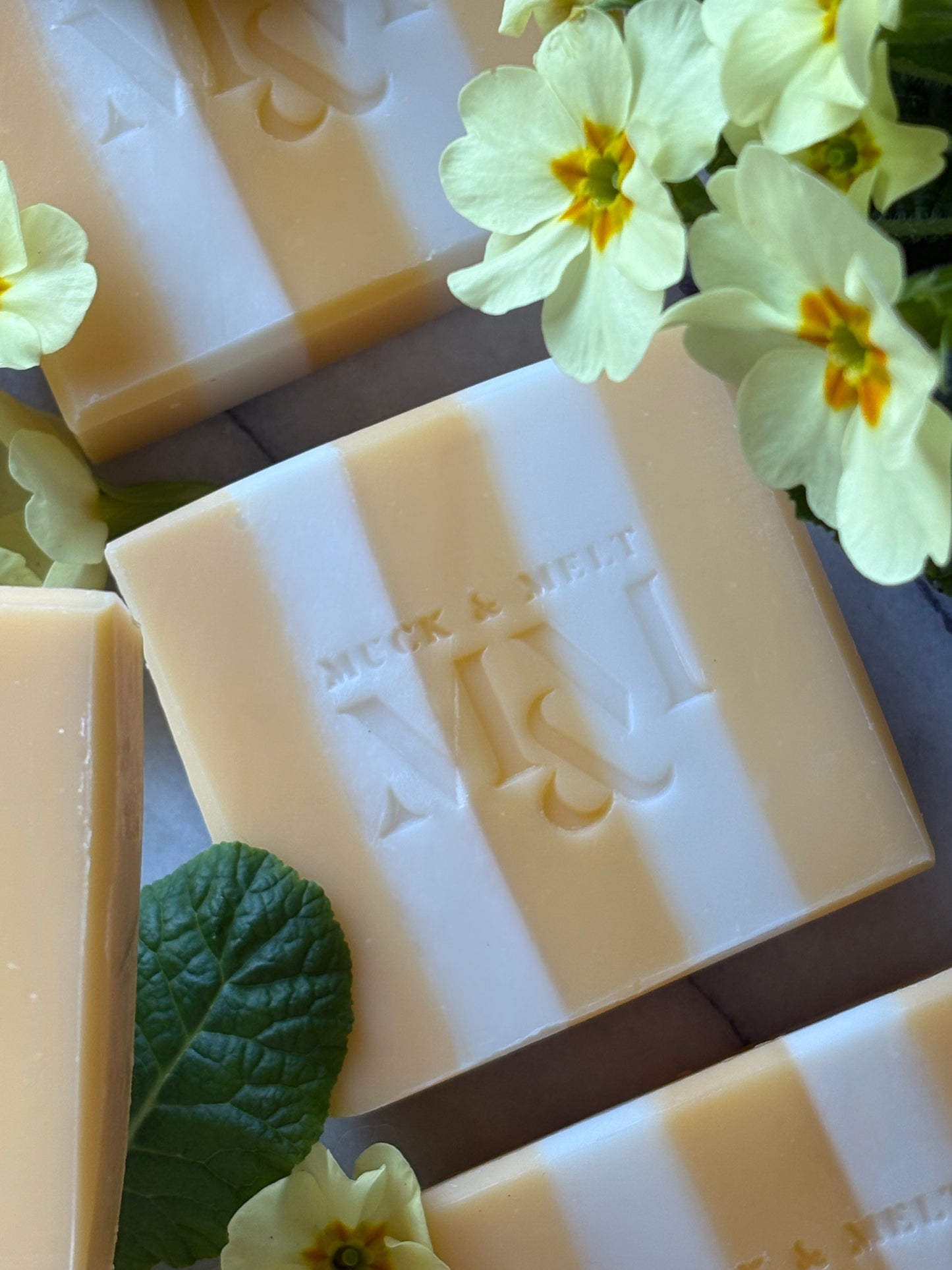 YELLOW STRIPES Natural Spring soap