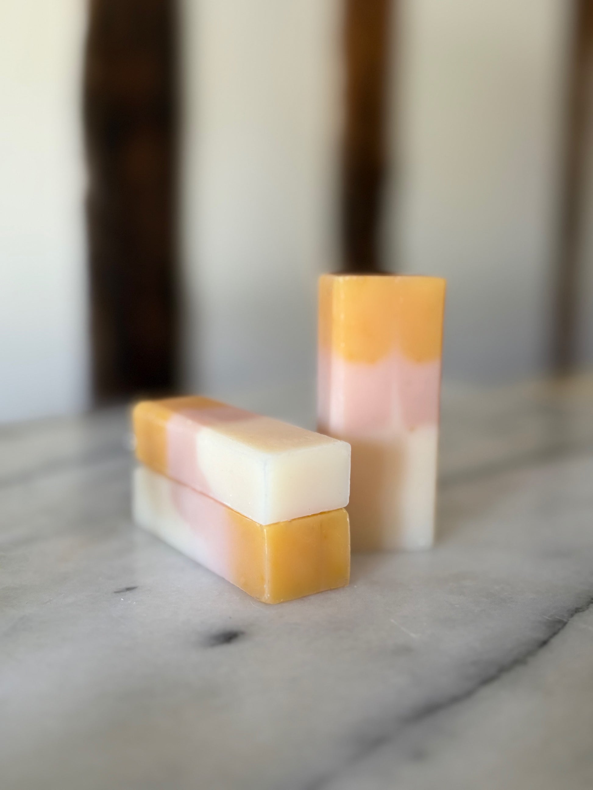 Mini Scallops mini natural handmade soap in a scallops shell luxury travel soap gift inspired by the seaside.