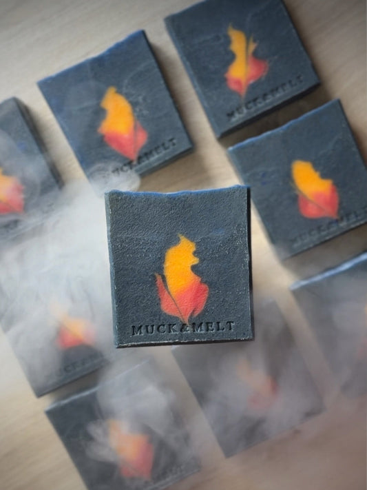 BONFIRE Natural Handmade Soap Bar – Lavender & Cedarwood
