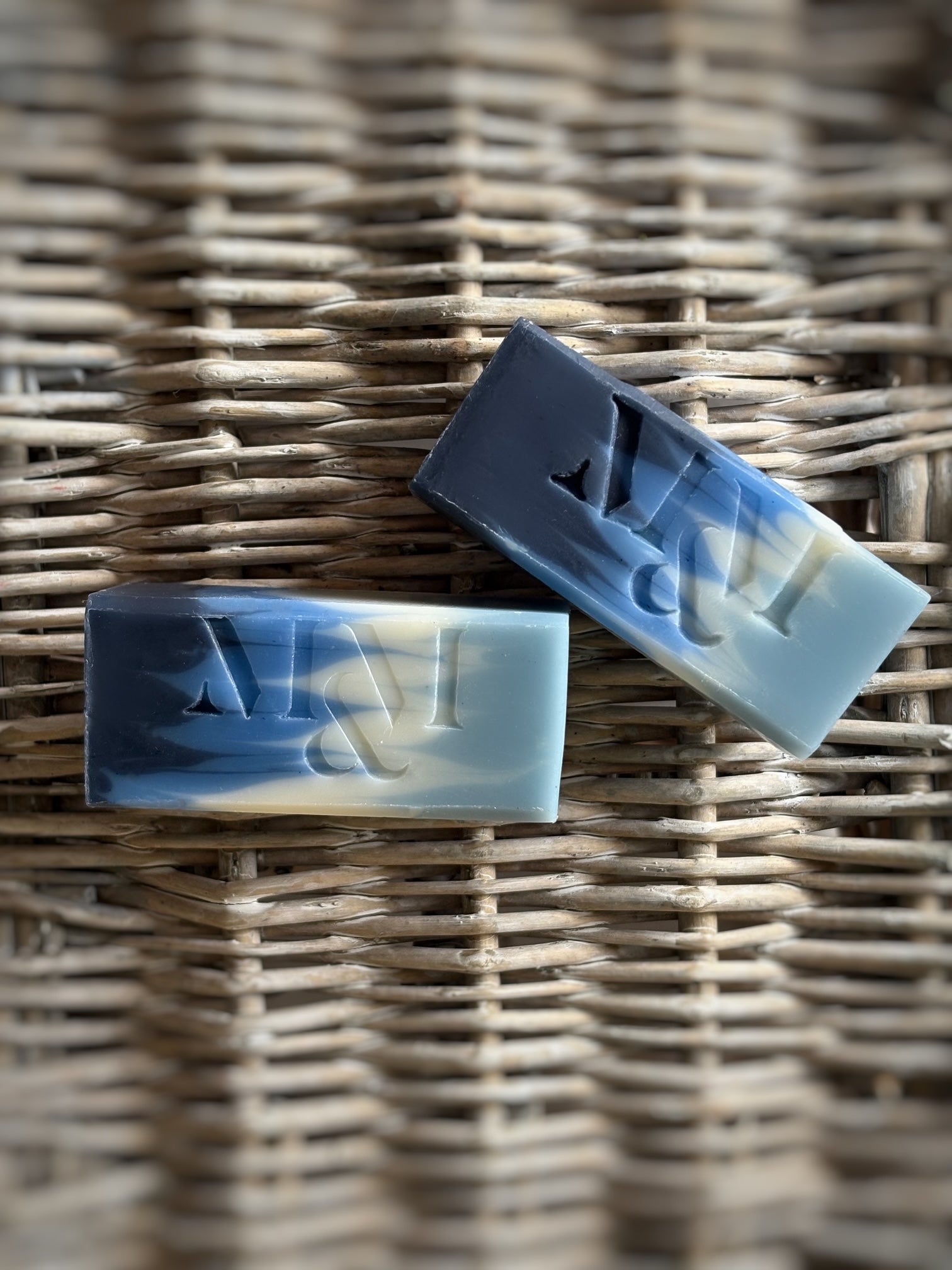 Mini Atlantic mini handmade natural soap — sea themed luxury soap for travel and gifting.