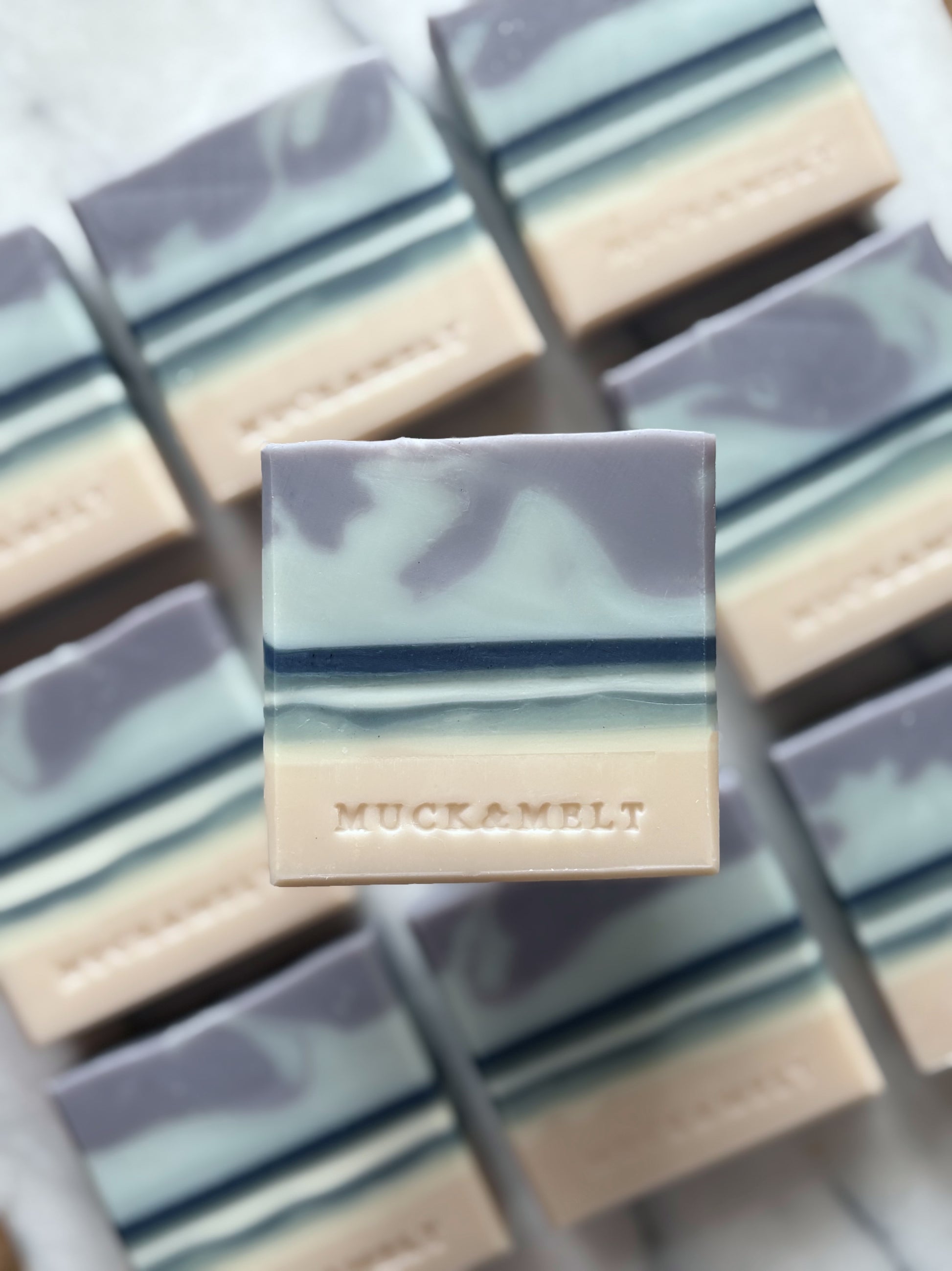 collection of coastal beach soaps handmade soap company