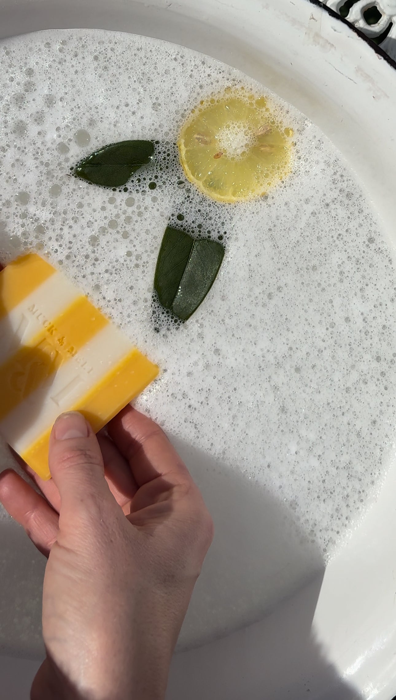 YELLOW STRIPES Natural Spring soap