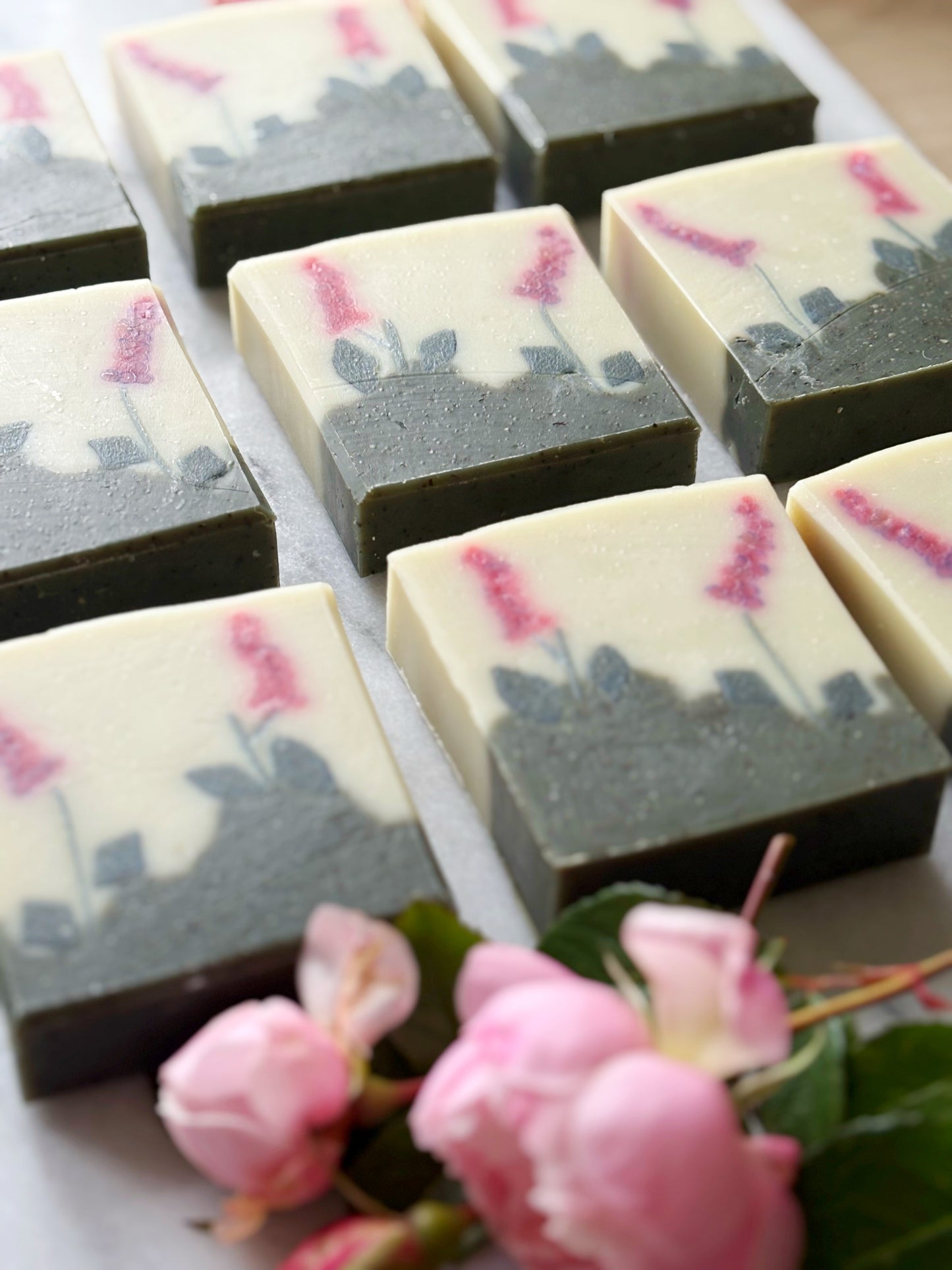 FOXGLOVES Soap - Natural Handmade Soap Inspired by Woodland Flowers & Herbs | British Artisan Gift