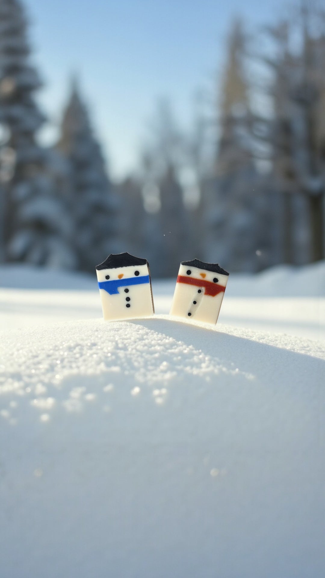 The Blue Snowman Soap