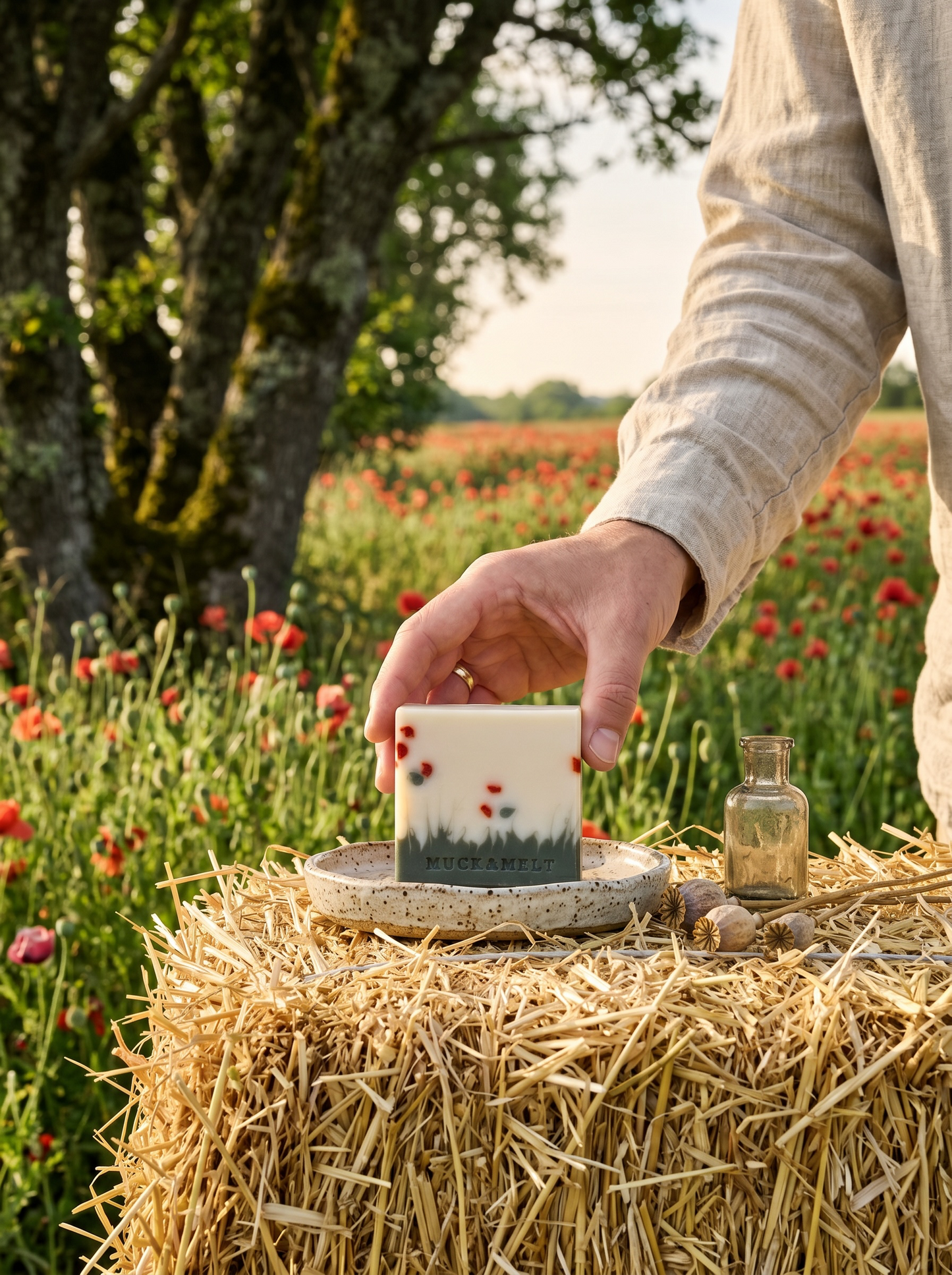 POPPIES Soap - The Natural Uplifting Soap for Balanced, Glowing Skin